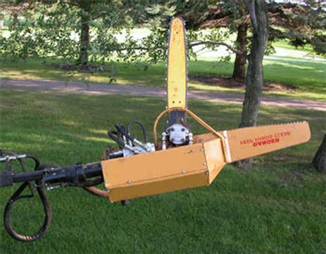 hydraulic chain saw skid steer|limb saw attachment for tractor.